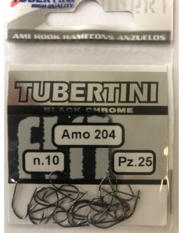 Kabliukai Tubertini Serie 204 BN juodo chromo 25vnt.
