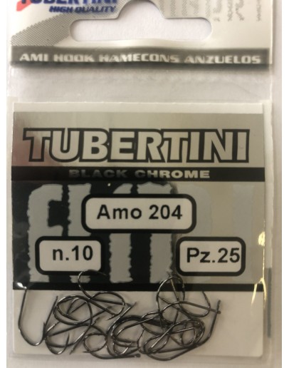 Kabliukai Tubertini Serie 204 BN juodo chromo 25vnt.