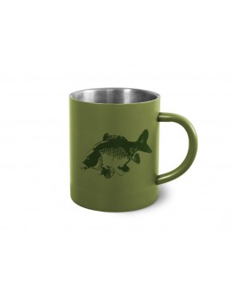 Puodelis Stainless steel cup Delphin CARP