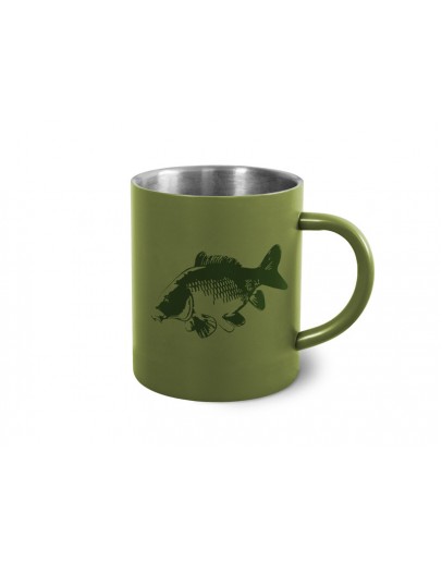 Puodelis Stainless steel cup Delphin CARP