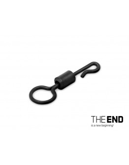 Suktukas su greita jungtimi Snap swivel for helicopter rigs Delphin THE END Quick Swap Heli