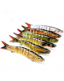 Minnow Hard Multi Jointed Fishing Lure 130mm 19g