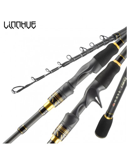Carbon telescopic spinning / kcasting rod 5-35 g, MH , 2,1m