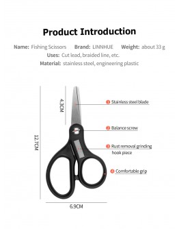 Sharp sawtooth fishing scissors HUKO stainless steel