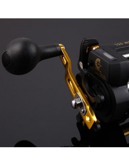 Metal smooth saltwater reel with counter (Left-handed)